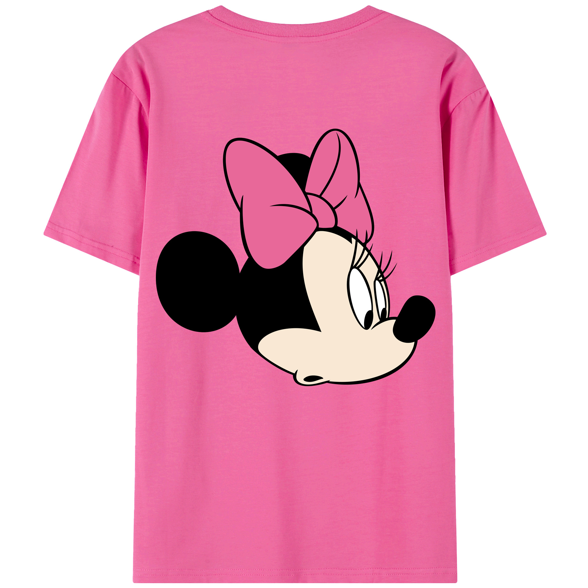 （画像用） ミッキーマウス Mickey Mouse レディース半袖Tシャツ(バックプリント)